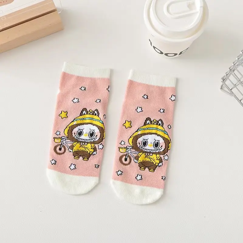 Labubu New Short Socks for Boys Girls Cartoon Cute Stockings Fashion Women Sock Autumn Winter Harajuku Kawaii Socking Kids Gifts Labubu New Short Socks for Boys Girls Cartoon Cute Stockings Fashion Women Sock Autumn Winter Harajuku Kawaii Socking Kids Gifts