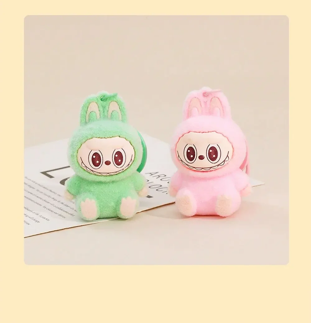 Cute Labubu Doll Pendant Keychain Exquisite Doll Fluff Pvc Toy Phone Ornaments Bag Charms Car Key Chain Kawaii Accessories Gifts Cute Labubu Doll Pendant Keychain Exquisite Doll Fluff Pvc Toy Phone Ornaments Bag Charms Car Key Chain Kawaii Accessories Gifts