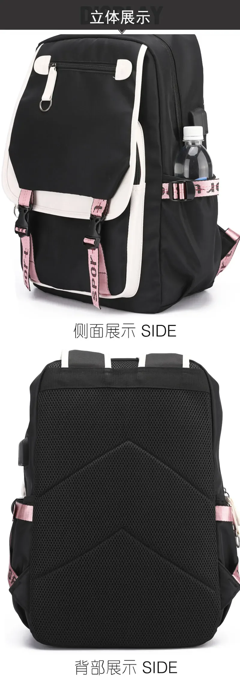 Japanese Anime Demon Slayer Backpack Nezuko Tanjirou Zenitsu Usb Bagpacks Fashion Women Men Travel Bag Girls Boys School Bags Japanese Anime Demon Slayer Backpack Nezuko Tanjirou Zenitsu Usb Bagpacks Fashion Women Men Travel Bag Girls Boys School Bags