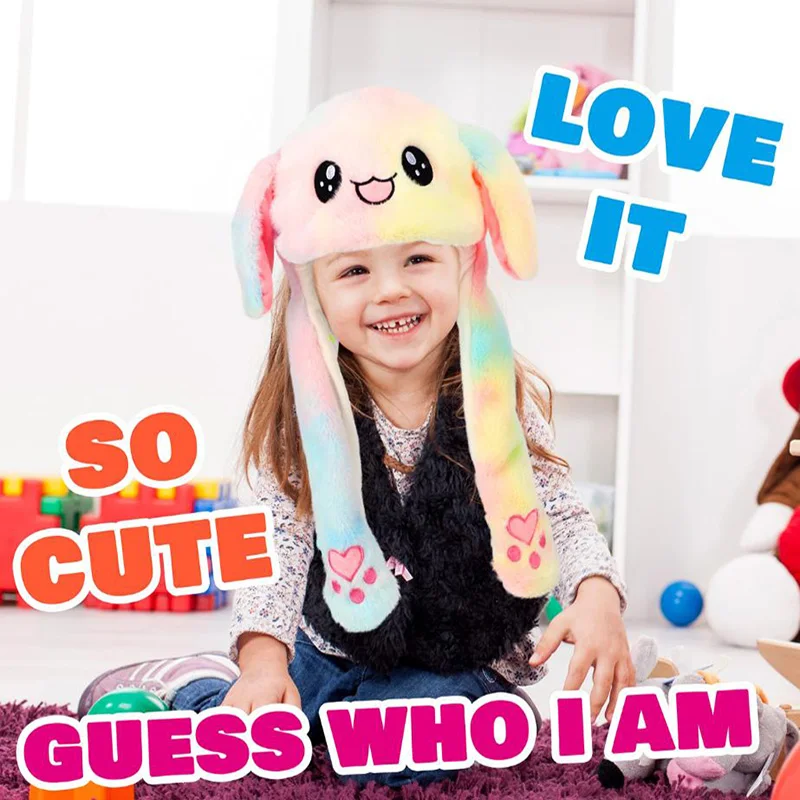 Ear Moving Bunny Hat Cute Costume Cosplay Party Funny Cartoon Game Hat Plush Jumping up Ear Move Hat Novelty Cap for Kids Adult Ear Moving Bunny Hat Cute Costume Cosplay Party Funny Cartoon Game Hat Plush Jumping up Ear Move Hat Novelty Cap for Kids Adult