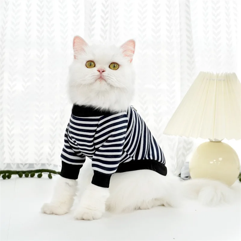 Dog Clothes for Small Dogs Spring Autumn Kitten Puppy Costumes Pet Striped Dog Hoodies Dog Shirt Chihuahua Bulldog Sweatshirt Dog Clothes for Small Dogs Spring Autumn Kitten Puppy Costumes Pet Striped Dog Hoodies Dog Shirt Chihuahua Bulldog Sweatshirt
