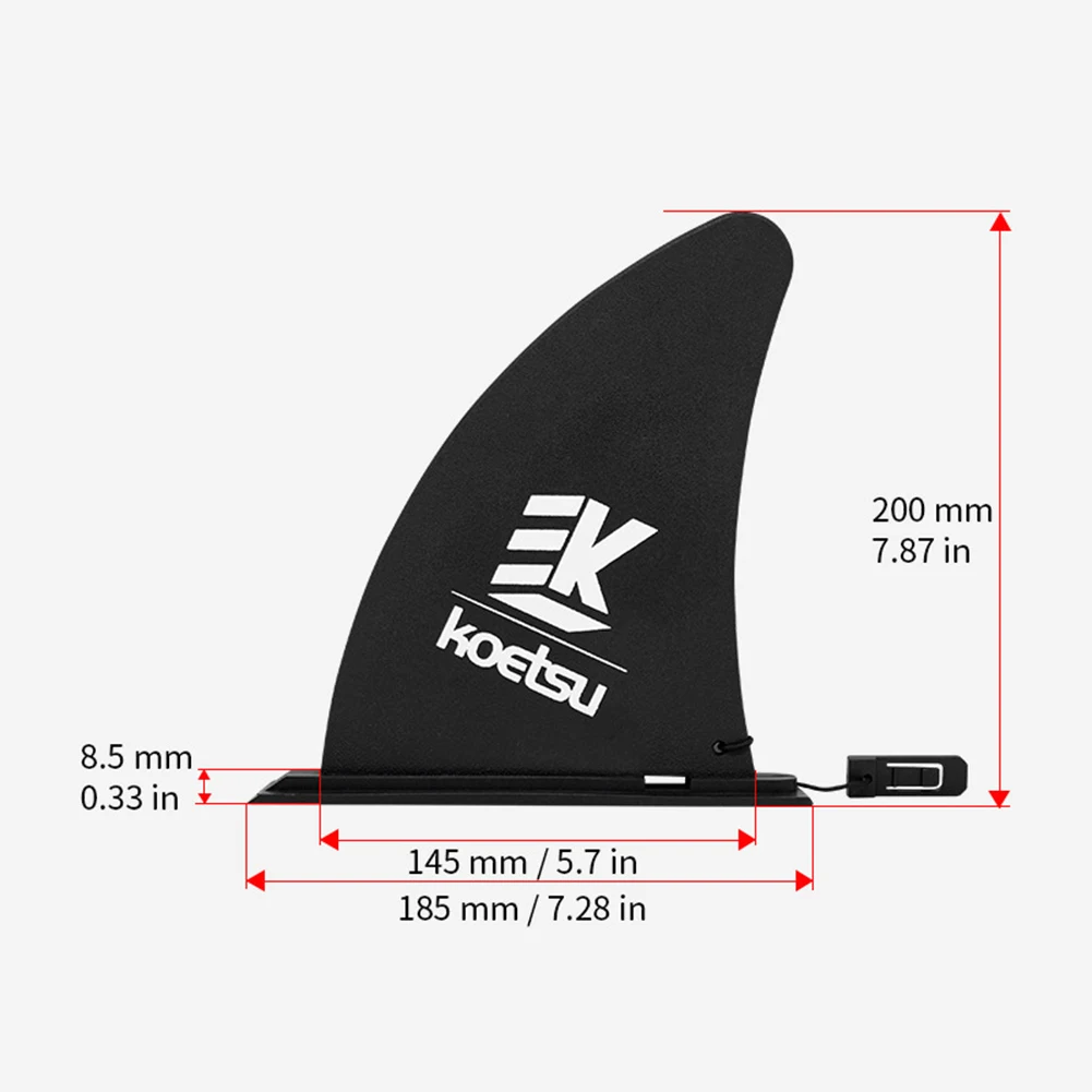 Paddle Board Fin Detachable Longboard Fin Protective Surfboard Tail Fin Stand Up Board Fin for Long Board Surfboard