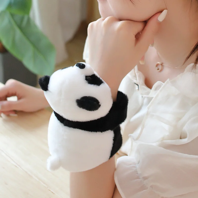 1pc Kawaii Animal Slap Snap Wrap Wristband Bracelet Panda Plush Hand Ring Wristband For Kids Toys Birthday Elegant Present 1pc Kawaii Animal Slap Snap Wrap Wristband Bracelet Panda Plush Hand Ring Wristband For Kids Toys Birthday Elegant Present