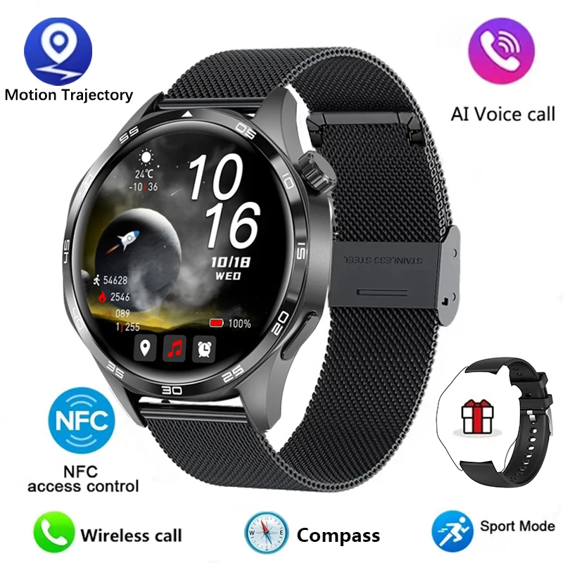 GT5 PRO Smart Watch Men Watch 5 Pro AMOLED HD Screen Bluetooth Call GPS Trajectory NFC Heart Rate Compass SmartWatches 2024 New GT5 PRO Smart Watch Men Watch 5 Pro AMOLED HD Screen Bluetooth Call GPS Trajectory NFC Heart Rate Compass SmartWatches 2024 New