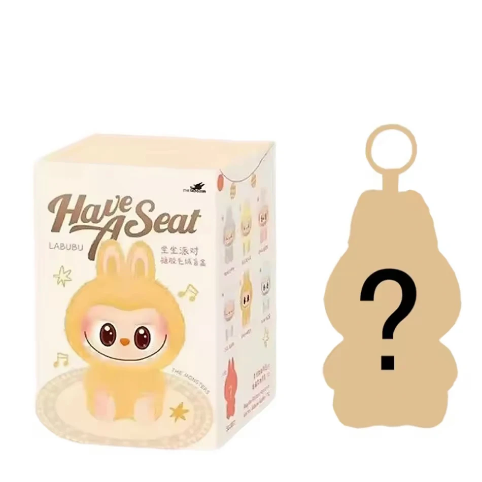POP MART Macaron 2nd Generation Labubu Sitting Party Vinyl Plush Blind Box Gift Decorative ornaments POP MART Macaron 2nd Generation Labubu Sitting Party Vinyl Plush Blind Box Gift Decorative ornaments