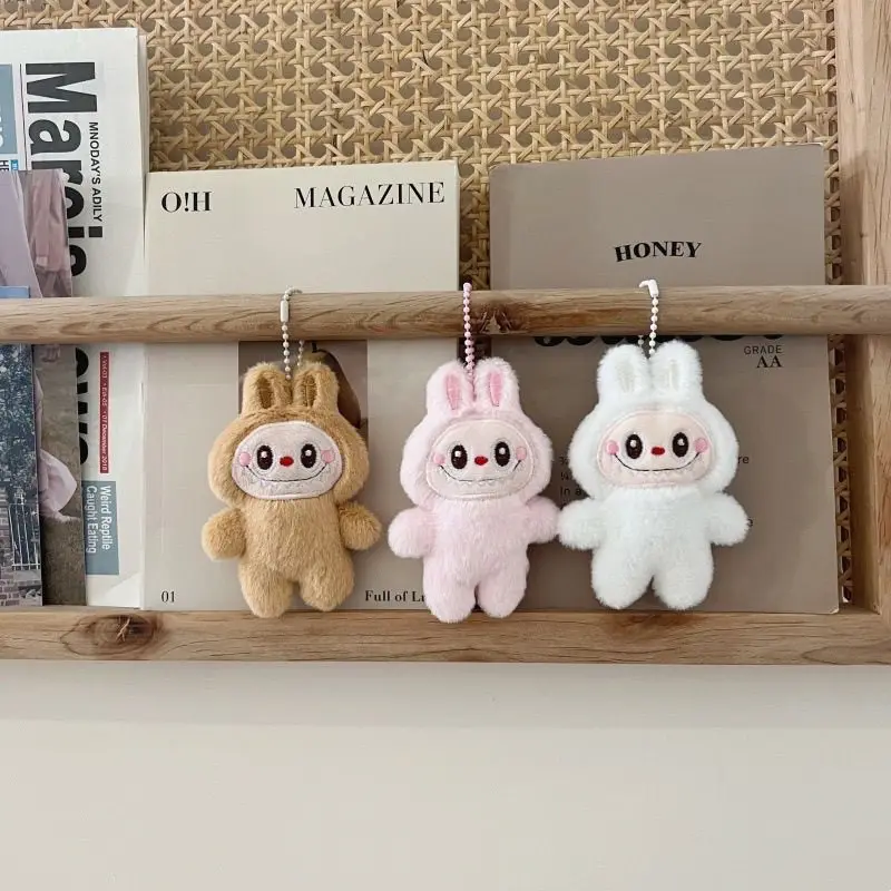 New Cartoon Labubu Plush Doll Pendant Kawaii Keychain Student Schoolbag Pendant Doll Girl Boy Gift Toys New Cartoon Labubu Plush Doll Pendant Kawaii Keychain Student Schoolbag Pendant Doll Girl Boy Gift Toys