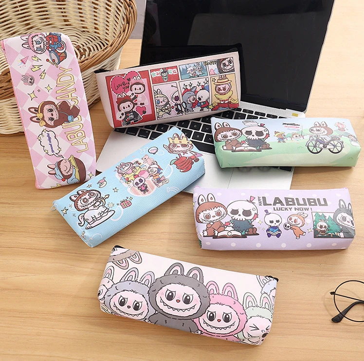 Cartoon Cute Labubu Stationery Bag Toy Kawaii Student Supplies Pencil Box Coin Wallet Cosmetics Bag Storage Bag Children's Gifts Cartoon Cute Labubu Stationery Bag Toy Kawaii Student Supplies Pencil Box Coin Wallet Cosmetics Bag Storage Bag Children's Gifts