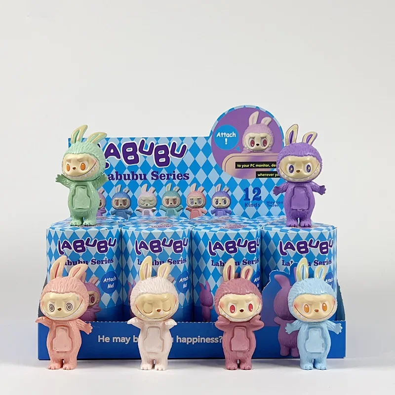 Labubu Hippers Blind Box Mini Figurine Doll Collection Pvc Model Toys Wholesale Children Birthday Christmas Toys