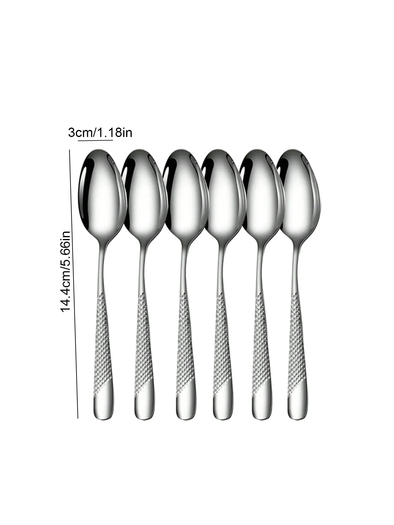 6pc/30pc Stainless steel silver high-end star diamond tableware set knife, fork and spoon dessert fork and spoon 6pc/30pc Stainless steel silver high-end star diamond tableware set knife, fork and spoon dessert fork and spoon