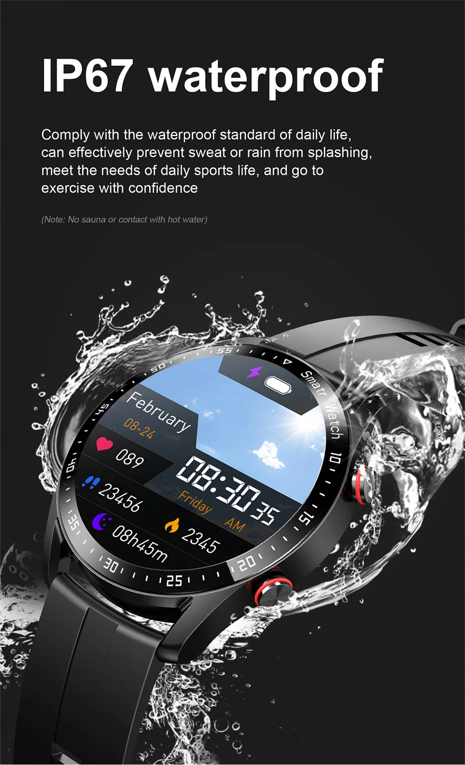 2024 New Bluetooth Call Smart Watch Men 360*360 HD Display Heart Rate Fitness Tracker ECG+PPG Business Smartwatches For Huawei 2024 New Bluetooth Call Smart Watch Men 360*360 HD Display Heart Rate Fitness Tracker ECG+PPG Business Smartwatches For Huawei