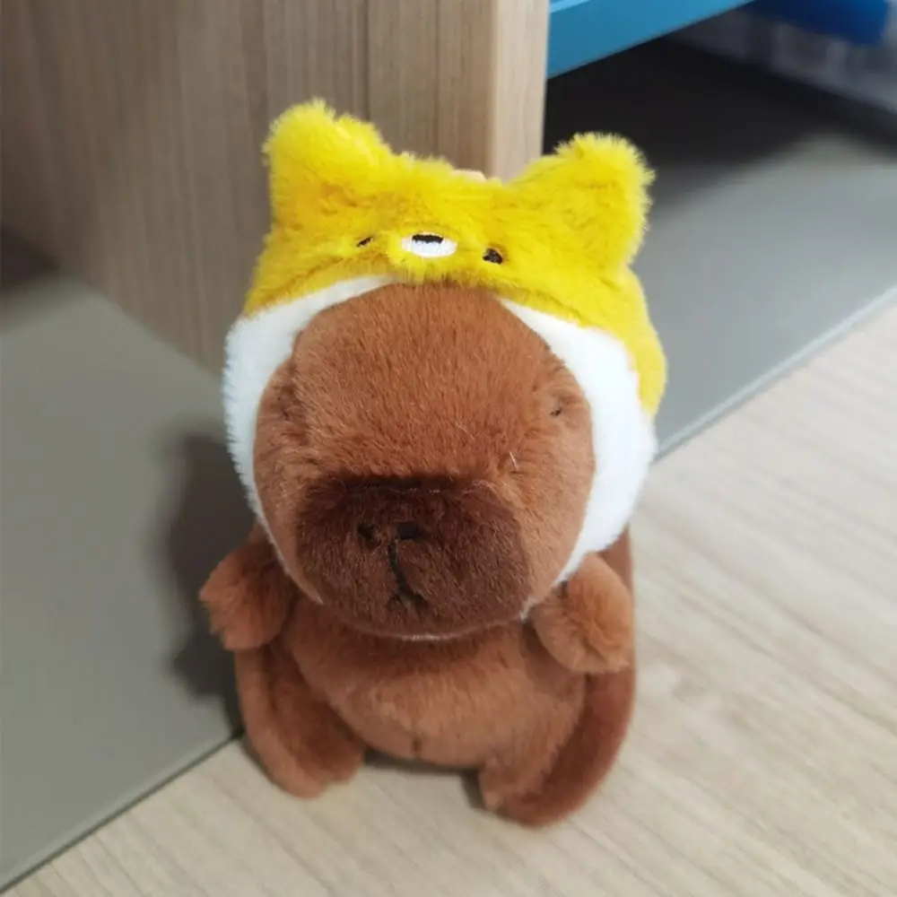 Cute Multicolor Plush Capybara Keychain Toy Cartoon Capybara Headgear Capybara Doll Accessories Guinea Pig Fluffty Animal Doll Cute Multicolor Plush Capybara Keychain Toy Cartoon Capybara Headgear Capybara Doll Accessories Guinea Pig Fluffty Animal Doll