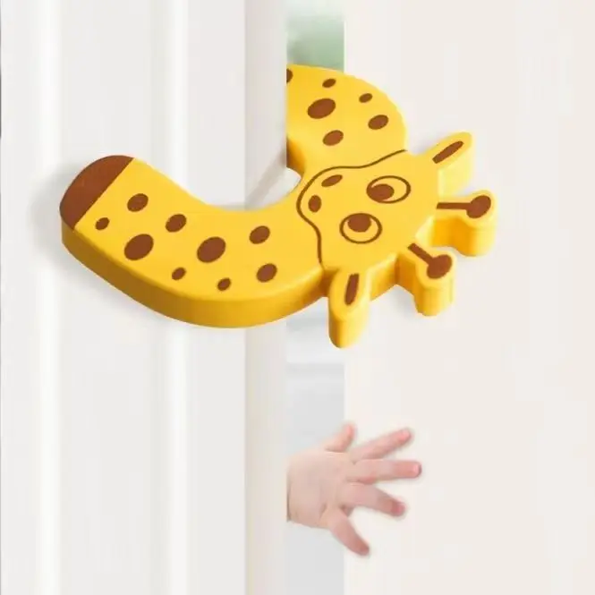 Baby Safety For Newborn Furniture Protection Card Door Stopper Security Cute Animal Care Child Lock Finger Protector Baby Safety For Newborn Furniture Protection Card Door Stopper Security Cute Animal Care Child Lock Finger Protector