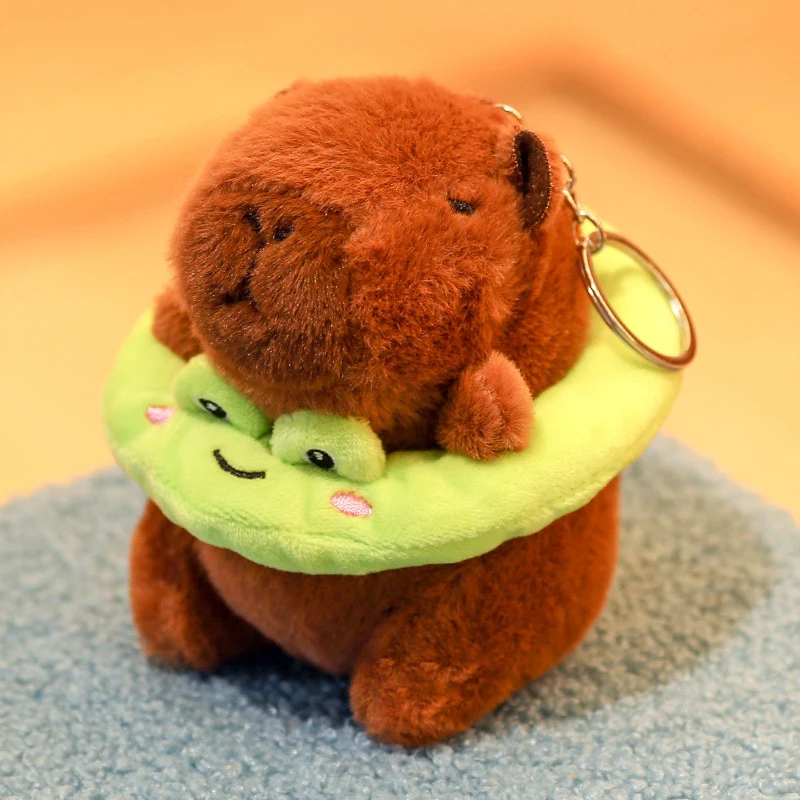 Cartoon Capybara Plush Keychain Bag Pendant Hanging Decoration Cute Stuffed Doll Toy Desktop Doll Ornament Car Keyring Kids Gift Cartoon Capybara Plush Keychain Bag Pendant Hanging Decoration Cute Stuffed Doll Toy Desktop Doll Ornament Car Keyring Kids Gift
