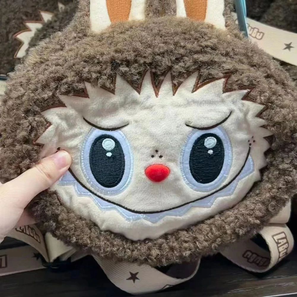 Cartoon Labubu Plush Cross-boday Bag Lightweight Adorable Multi-Compartment Cartoon Daypack Perfect Present for Kids Boys Girls Cartoon Labubu Plush Cross-boday Bag Lightweight Adorable Multi-Compartment Cartoon Daypack Perfect Present for Kids Boys Girls
