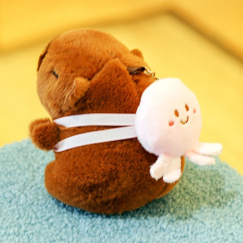Cartoon Capybara Plush Keychain Bag Pendant Hanging Decoration Cute Stuffed Doll Toy Desktop Doll Ornament Car Keyring Kids Gift Cartoon Capybara Plush Keychain Bag Pendant Hanging Decoration Cute Stuffed Doll Toy Desktop Doll Ornament Car Keyring Kids Gift