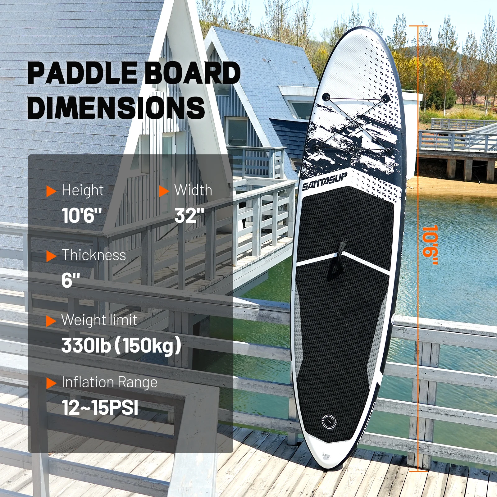 Inflatable Paddle Board for Beginner, Non-Slip Professional Surfboard with Pump Backpack Accessories, SUP Water Skiing Inflatable Paddle Board for Beginner, Non-Slip Professional Surfboard with Pump Backpack Accessories, SUP Water Skiing