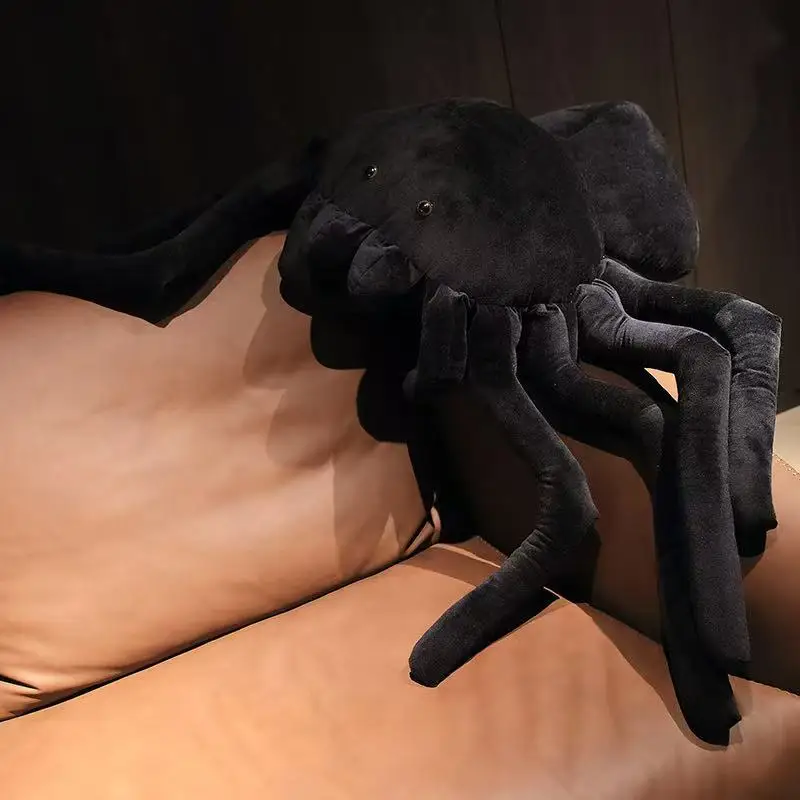 Black Spider Doll Plush Toy Handmade Doll Cartoon Anime Cute Pillow Cushion Home Decoration Children's Birthday Gift Toy Black Spider Doll Plush Toy Handmade Doll Cartoon Anime Cute Pillow Cushion Home Decoration Children's Birthday Gift Toy