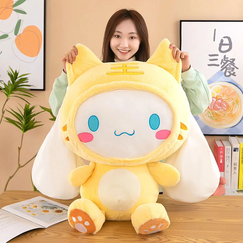 Big Size Sanrio Kawaii Cinnamoroll Dog Plush Toys Pillow Stuffed Animal Comfort Soft Dolls Kids Birthday Gift Cartoon Anime Toy Big Size Sanrio Kawaii Cinnamoroll Dog Plush Toys Pillow Stuffed Animal Comfort Soft Dolls Kids Birthday Gift Cartoon Anime Toy