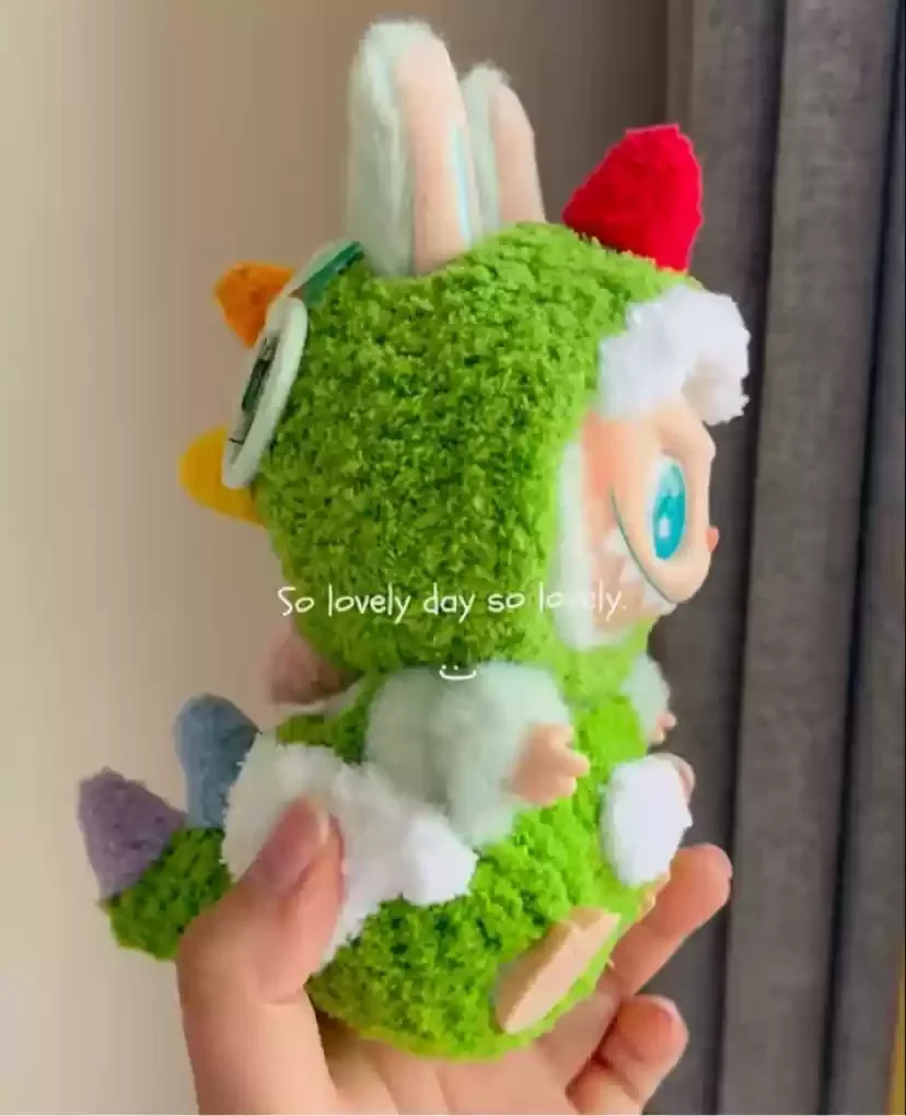 Popmart Labubu 2nd Generation Sitting Party Doll Clothes Handmade Art Weaving Toys Anime Cute Labubu Surrounding Popmart Labubu 2nd Generation Sitting Party Doll Clothes Handmade Art Weaving Toys Anime Cute Labubu Surrounding