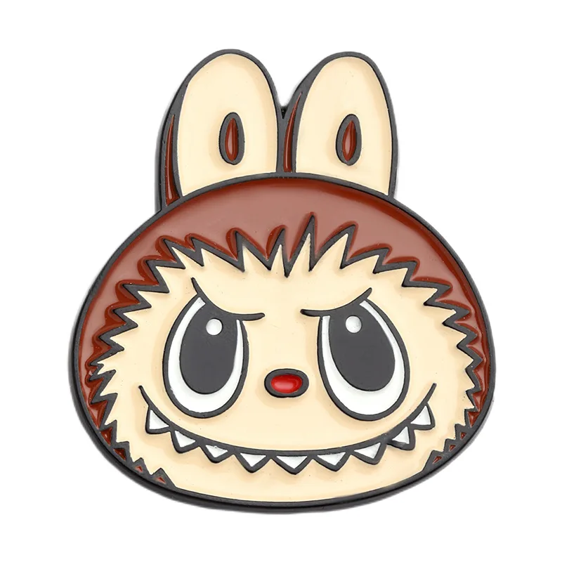 Labubu Enamel Badge Cartoon Cute Student Boys Girls Fashion Jewelry Brooches Delicatation Mini School Bag Clothes Ornament Gift Labubu Enamel Badge Cartoon Cute Student Boys Girls Fashion Jewelry Brooches Delicatation Mini School Bag Clothes Ornament Gift
