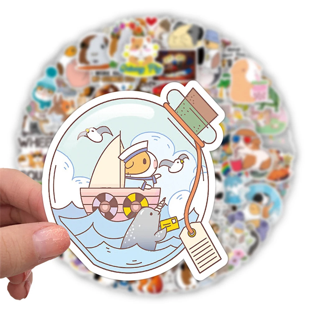10/30/50/100pcs Kawaii Guinea Pig Cartoon Stickers Cute Kids Decals Toy Phone Skateboard Notebook Funny Animal Graffiti Sticker 10/30/50/100pcs Kawaii Guinea Pig Cartoon Stickers Cute Kids Decals Toy Phone Skateboard Notebook Funny Animal Graffiti Sticker