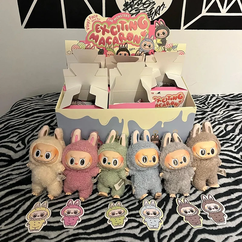 Labubu Macaroon Sit Party Vinyl Face Surprise Blind Box Labubu Macaroon 1st Generation 2nd Generation Plush Doll Decorative gift Labubu Macaroon Sit Party Vinyl Face Surprise Blind Box Labubu Macaroon 1st Generation 2nd Generation Plush Doll Decorative gift
