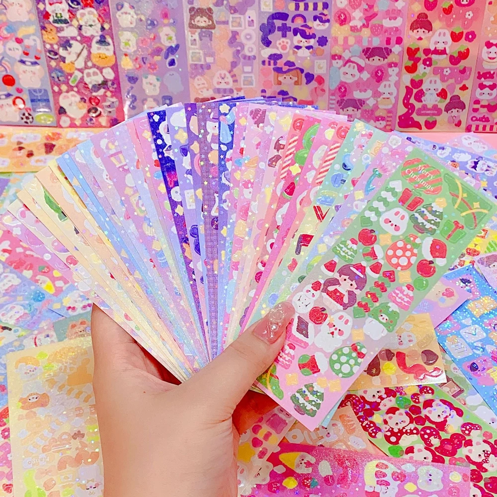 Kawaii Stickers for Kids Cute Stationary Aesthetic Diary Decoration Art Supplies Stickers for Scrapbooking Lot Korean Paper Desk Kawaii Stickers for Kids Cute Stationary Aesthetic Diary Decoration Art Supplies Stickers for Scrapbooking Lot Korean Paper Desk