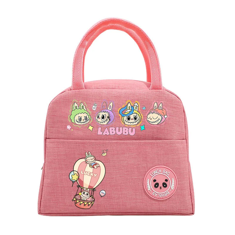Labubu Kids Anime Cute Lunch Bag Children Cartoon Printed Bento Bags Girl Fashion Handbags Casual Accessories Storage Pouch Gift Labubu Kids Anime Cute Lunch Bag Children Cartoon Printed Bento Bags Girl Fashion Handbags Casual Accessories Storage Pouch Gift