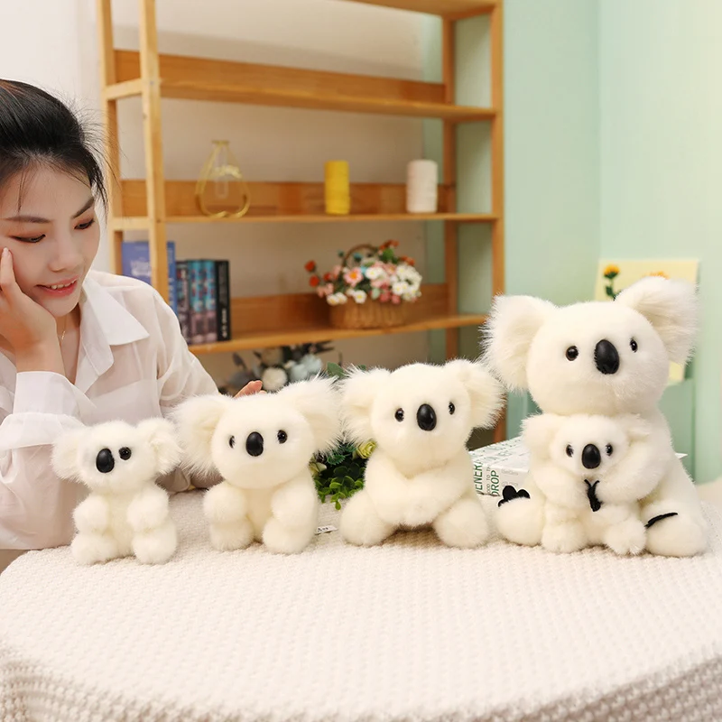 Lovely Australia Koala Plush Toys Furry Koala Bear Plush Dolls Stuffed Soft Animal Pillow for Friend Birthday Christmas Gift Lovely Australia Koala Plush Toys Furry Koala Bear Plush Dolls Stuffed Soft Animal Pillow for Friend Birthday Christmas Gift