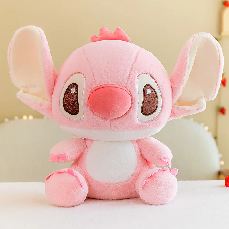 New Blue Pink Lilo & Stitch Hug The Duck Doll Cartoon Angel Plush Toy Cute Anime Soft Stuffed Kawaii Children's Birthday Gift New Blue Pink Lilo & Stitch Hug The Duck Doll Cartoon Angel Plush Toy Cute Anime Soft Stuffed Kawaii Children's Birthday Gift