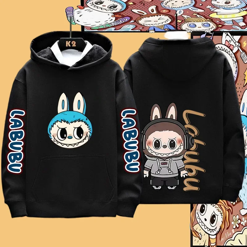 Parent-child Going Out Couple Clothing Kawaii Labubu Idol Fashion Sportswear Hoodie Coat Boys And Girls All-match Coat Parent-child Going Out Couple Clothing Kawaii Labubu Idol Fashion Sportswear Hoodie Coat Boys And Girls All-match Coat