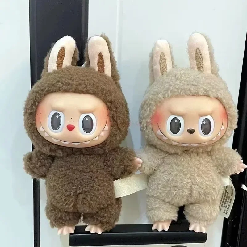 In Stock Labubu Monster Vinyl Face Heart Blind Box Model Collect Figurine Model Doll Replica Keychain Desktop Toy Birthday Gift