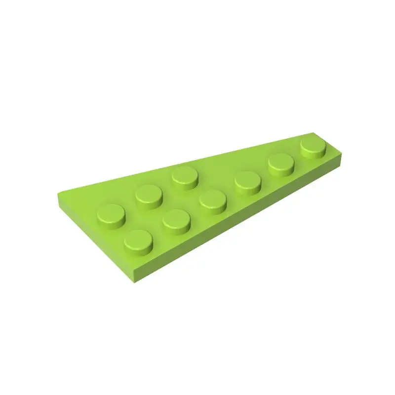 Gobricks 10PCS Bricks Wedge Plate Parts 6x3 Right compatible with 54383 pieces of children's toys Building Blocks Assembles T Gobricks 10PCS Bricks Wedge Plate Parts 6x3 Right compatible with 54383 pieces of children's toys Building Blocks Assembles T