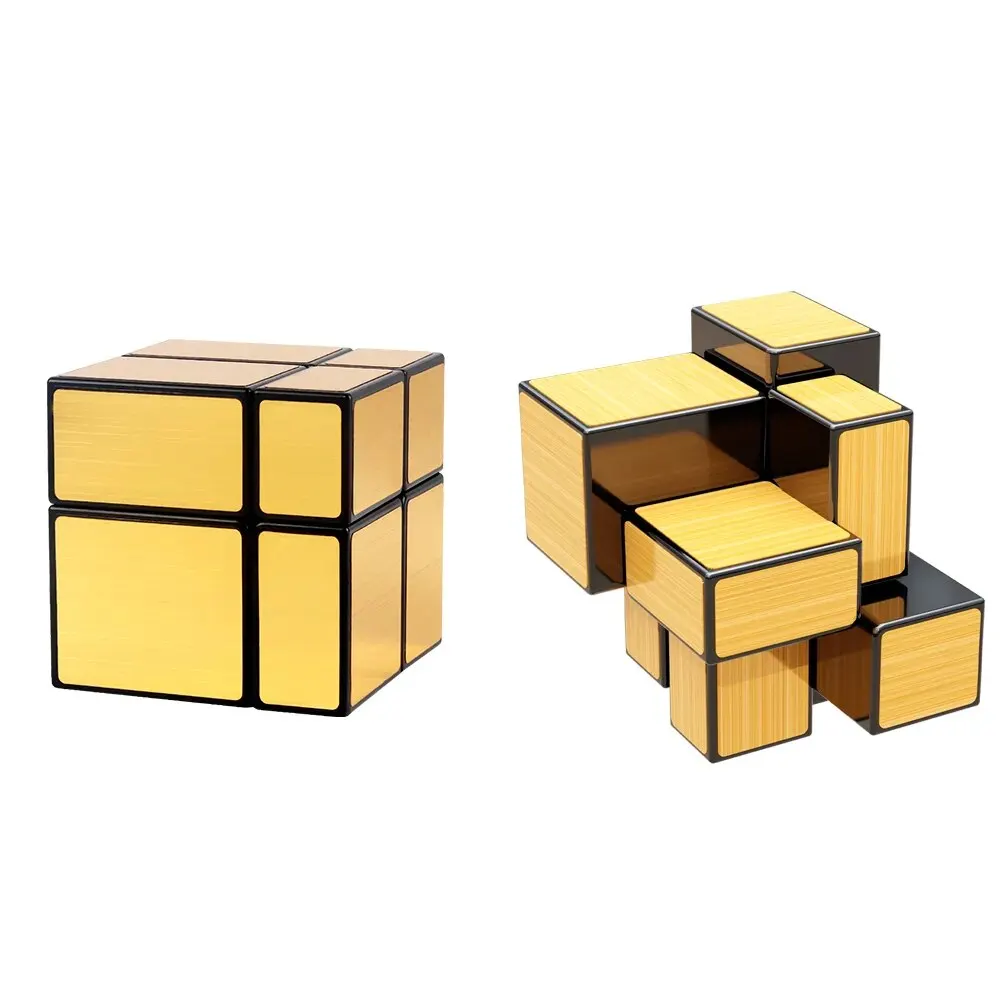 SENGSO Mirror Magic Cube 2x2 3x3 Golden Silver Magic Cubo Profession Puzzle High Quality Children's Toys SENGSO Mirror Magic Cube 2x2 3x3 Golden Silver Magic Cubo Profession Puzzle High Quality Children's Toys