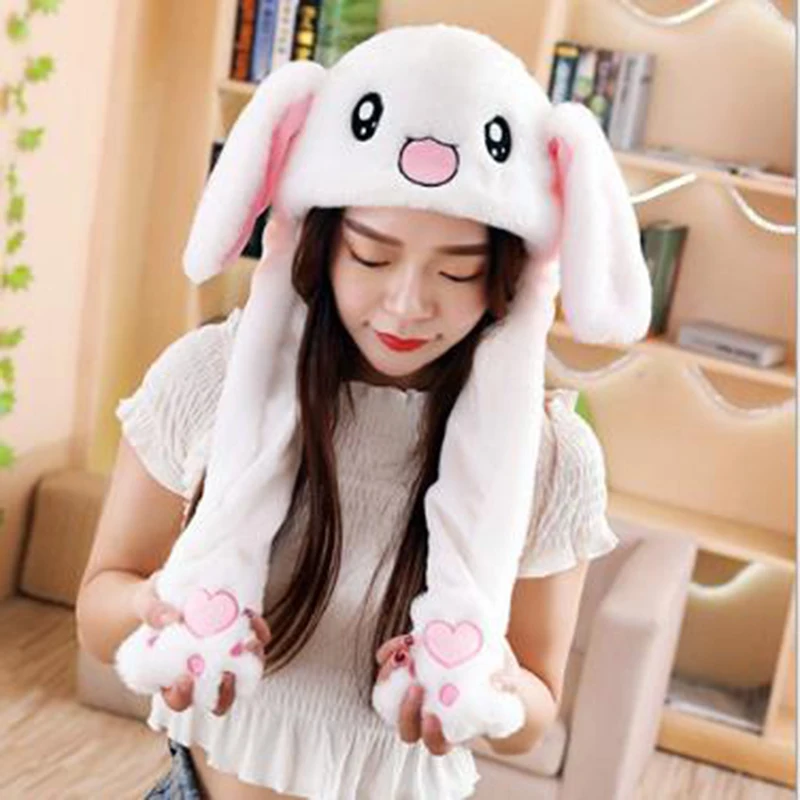 Ear Moving Bunny Hat Cute Costume Cosplay Party Funny Cartoon Game Hat Plush Jumping up Ear Move Hat Novelty Cap for Kids Adult Ear Moving Bunny Hat Cute Costume Cosplay Party Funny Cartoon Game Hat Plush Jumping up Ear Move Hat Novelty Cap for Kids Adult