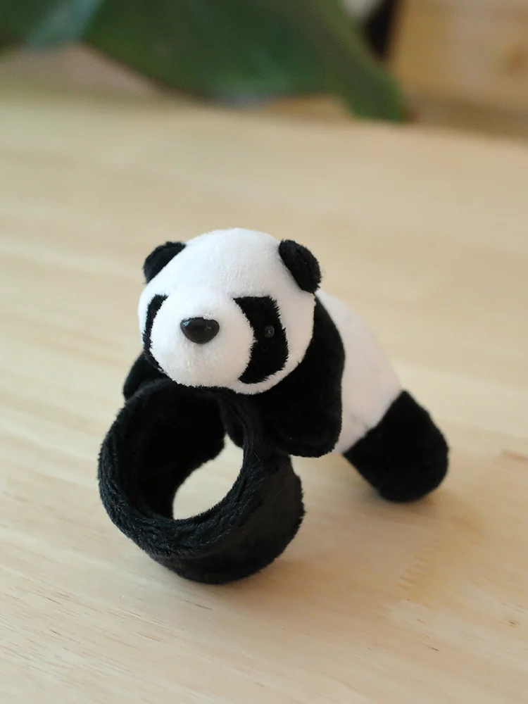 1pc Kawaii Animal Slap Snap Wrap Wristband Bracelet Panda Plush Hand Ring Wristband For Kids Toys Birthday Elegant Present 1pc Kawaii Animal Slap Snap Wrap Wristband Bracelet Panda Plush Hand Ring Wristband For Kids Toys Birthday Elegant Present