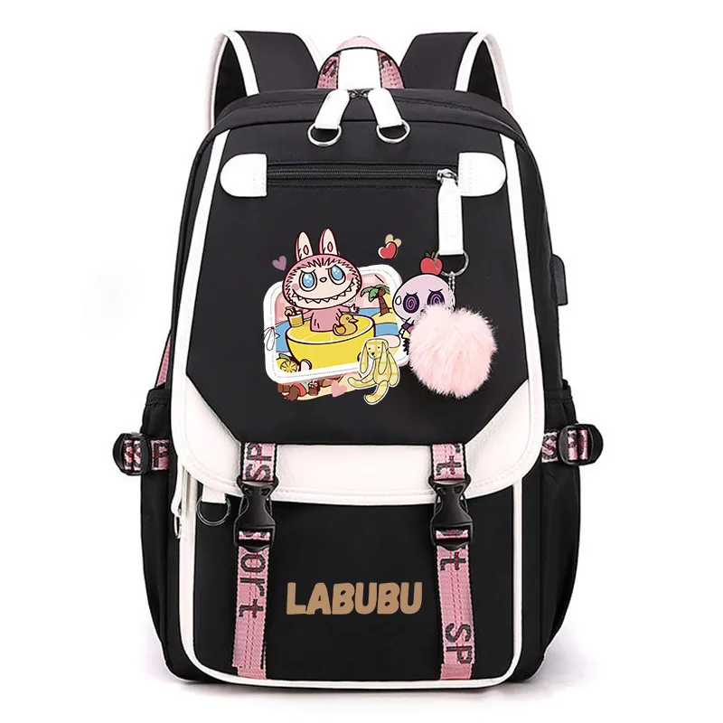Labubu Anime Backpack Cosplay Unisex Students School Bag Cartoon Bookbag Laptop Travel Rucksack Outdoor Bag Labubu Anime Backpack Cosplay Unisex Students School Bag Cartoon Bookbag Laptop Travel Rucksack Outdoor Bag