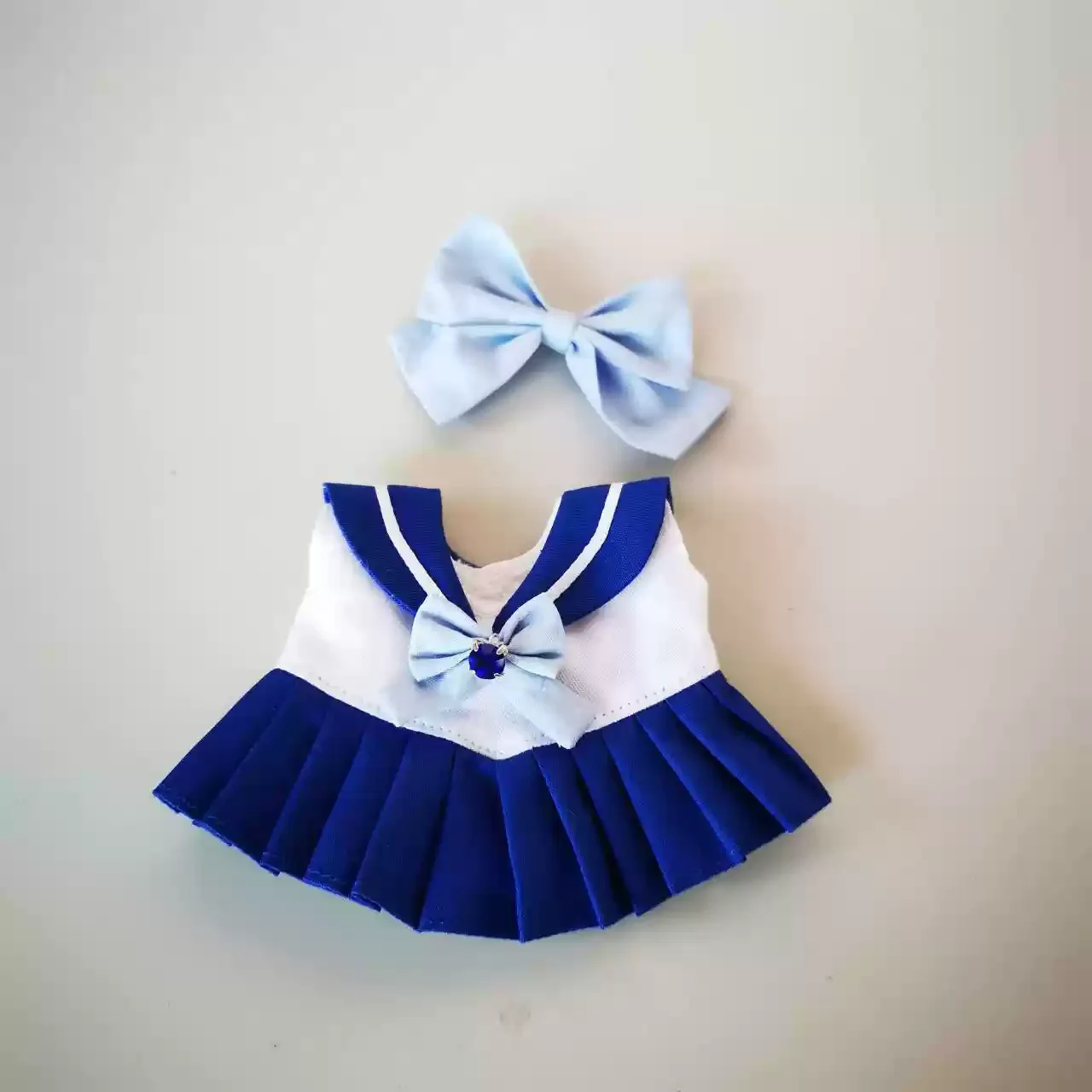 New 17cm Labubu Clothes V1 Labubu Cute Sailor Uniform Vinyl Doll Labubu Beautiful Girl Warrior Clothes Sitting Party Gifts New 17cm Labubu Clothes V1 Labubu Cute Sailor Uniform Vinyl Doll Labubu Beautiful Girl Warrior Clothes Sitting Party Gifts