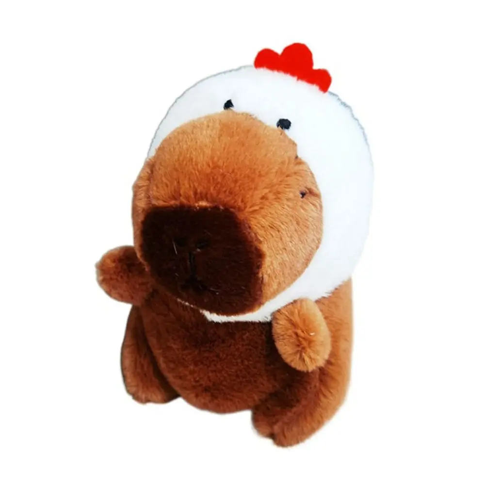 Cute Multicolor Plush Capybara Keychain Toy Cartoon Capybara Headgear Capybara Doll Accessories Guinea Pig Fluffty Animal Doll Cute Multicolor Plush Capybara Keychain Toy Cartoon Capybara Headgear Capybara Doll Accessories Guinea Pig Fluffty Animal Doll