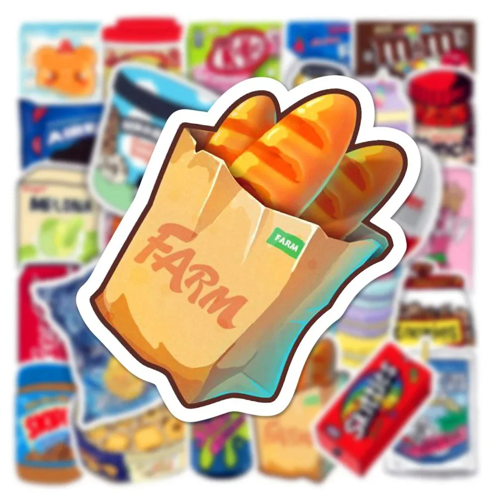 10/30/50pcs Drink Milk Snack Food Packaging Stickers Phone Scrapbook Motorcycle Cool Car Waterproof Cartoon Sticker for Kids Toy 10/30/50pcs Drink Milk Snack Food Packaging Stickers Phone Scrapbook Motorcycle Cool Car Waterproof Cartoon Sticker for Kids Toy