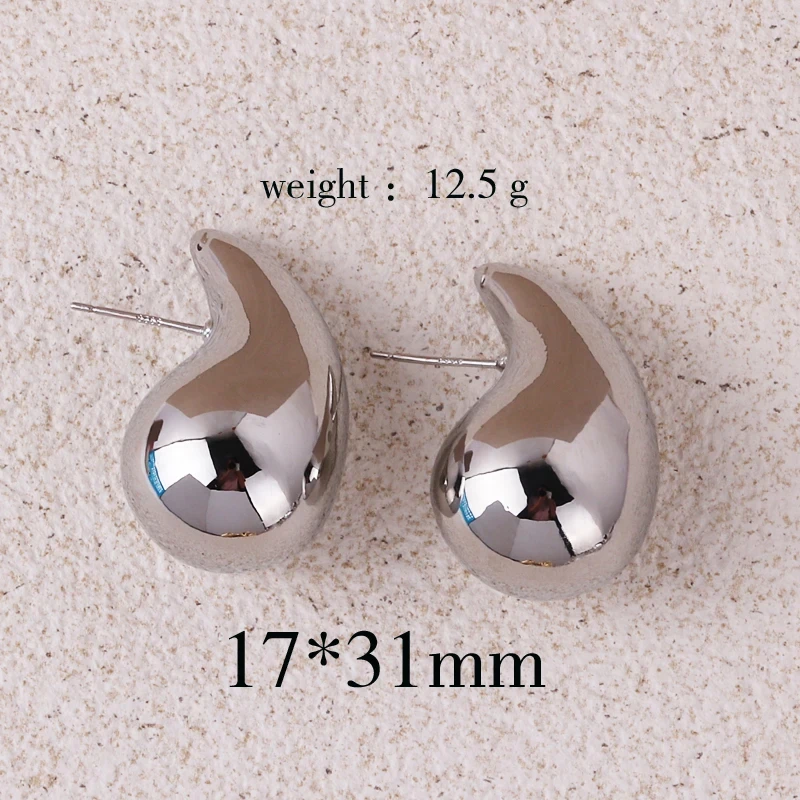 Extra Large Drop Earring Oversized Chunky Hoop Earrings for Women Girl Lightweight Hypoallergenic Gold Plated Big Earrings Extra Large Drop Earring Oversized Chunky Hoop Earrings for Women Girl Lightweight Hypoallergenic Gold Plated Big Earrings