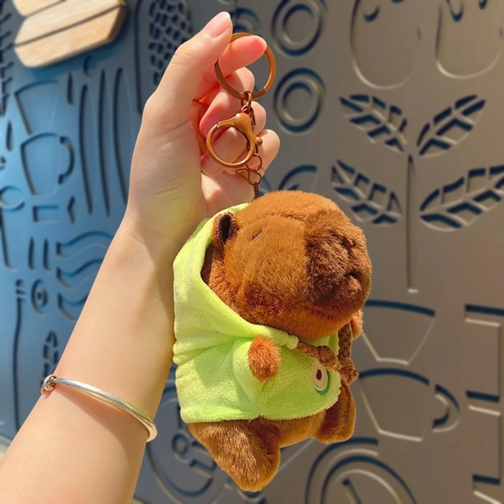 Cute Multicolor Plush Capybara Keychain Toy Cartoon Capybara Headgear Capybara Doll Accessories Guinea Pig Fluffty Animal Doll Cute Multicolor Plush Capybara Keychain Toy Cartoon Capybara Headgear Capybara Doll Accessories Guinea Pig Fluffty Animal Doll