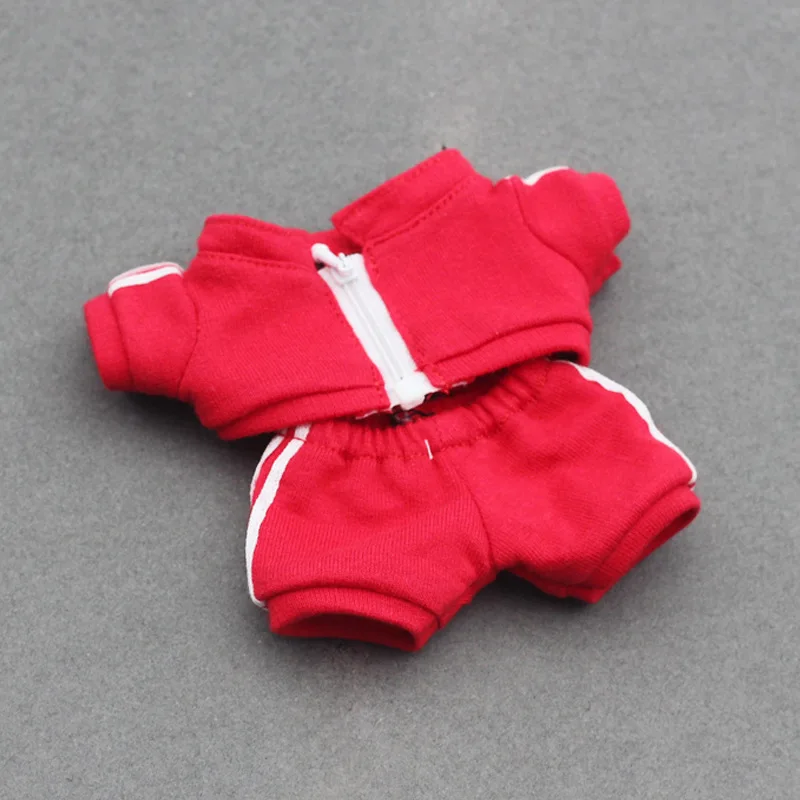 Fashion Sports Clothing for 15/17cm Labubu Doll Peaked Cap Suit Ropa Labubu Outfit Accessories
