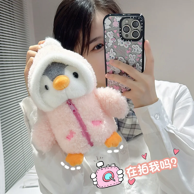 25cm Kawaii Creative Drag Penguin Plush Doll Cotton-Padded Hat Clothes Penguin Plush Toy For Boys And Girls Birthday Gifts 25cm Kawaii Creative Drag Penguin Plush Doll Cotton-Padded Hat Clothes Penguin Plush Toy For Boys And Girls Birthday Gifts