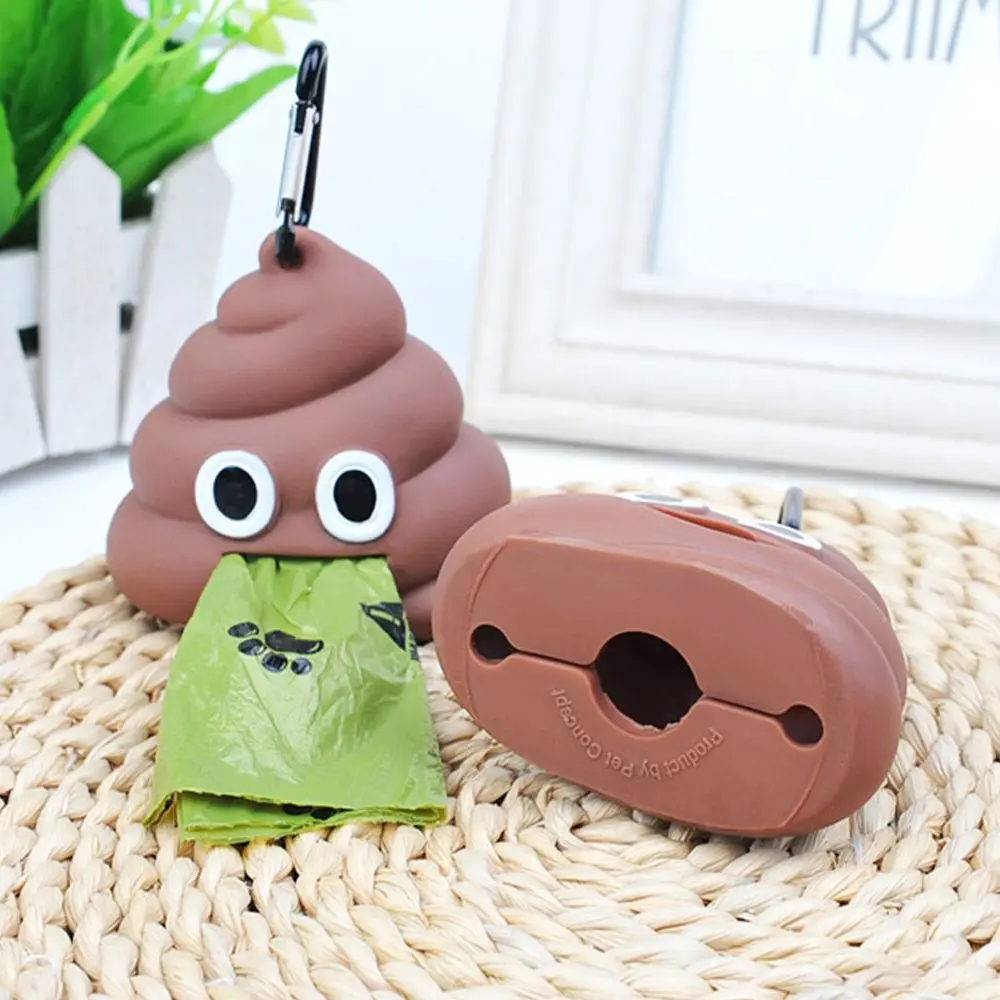 Pet Waste Bag Dispenser Poop Bag Dogs Cat Trash Carrier Pet Bag Loader Cleaning Tool Pet Products Fecal Shape Outdoor Portable Pet Waste Bag Dispenser Poop Bag Dogs Cat Trash Carrier Pet Bag Loader Cleaning Tool Pet Products Fecal Shape Outdoor Portable