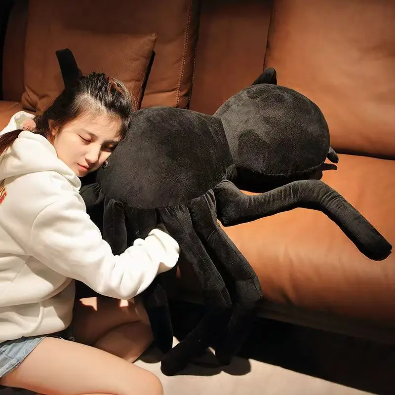 Black Spider Doll Plush Toy Handmade Doll Cartoon Anime Cute Pillow Cushion Home Decoration Children's Birthday Gift Toy Black Spider Doll Plush Toy Handmade Doll Cartoon Anime Cute Pillow Cushion Home Decoration Children's Birthday Gift Toy