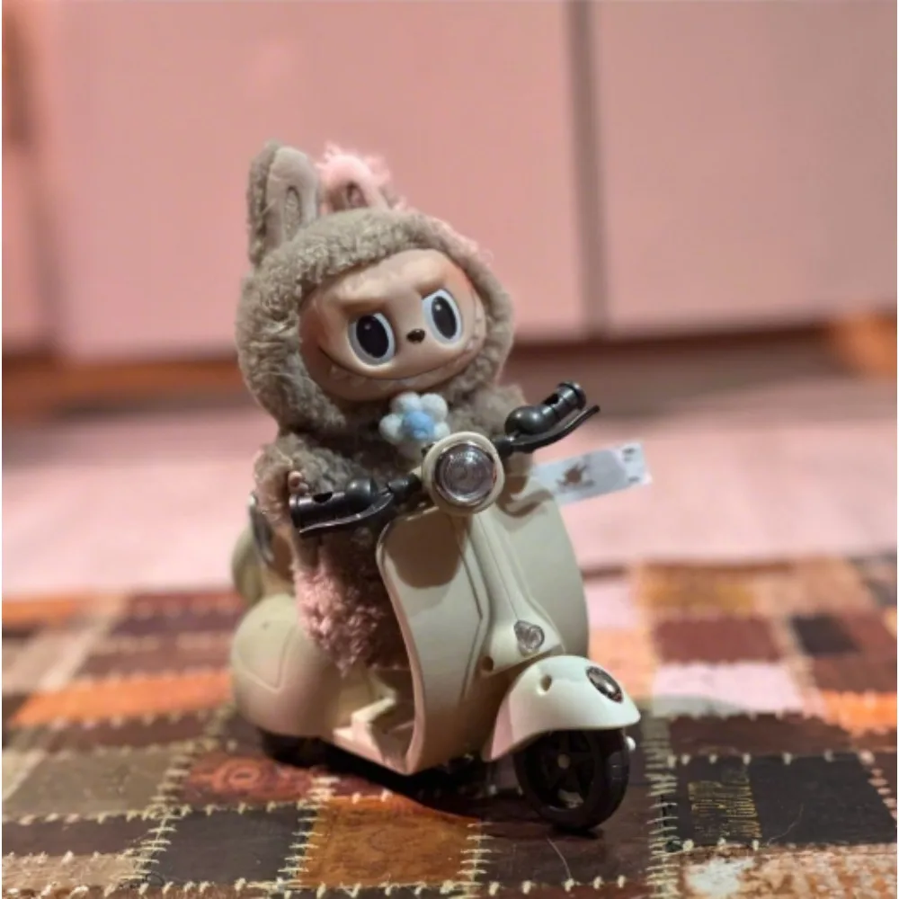 Labubu Doll Mini Electric Motorcycle with Music Lamplight Kawaii Motor Toys for Dolls Cute Labubu Doll Accessories Birthday Gift Labubu Doll Mini Electric Motorcycle with Music Lamplight Kawaii Motor Toys for Dolls Cute Labubu Doll Accessories Birthday Gift