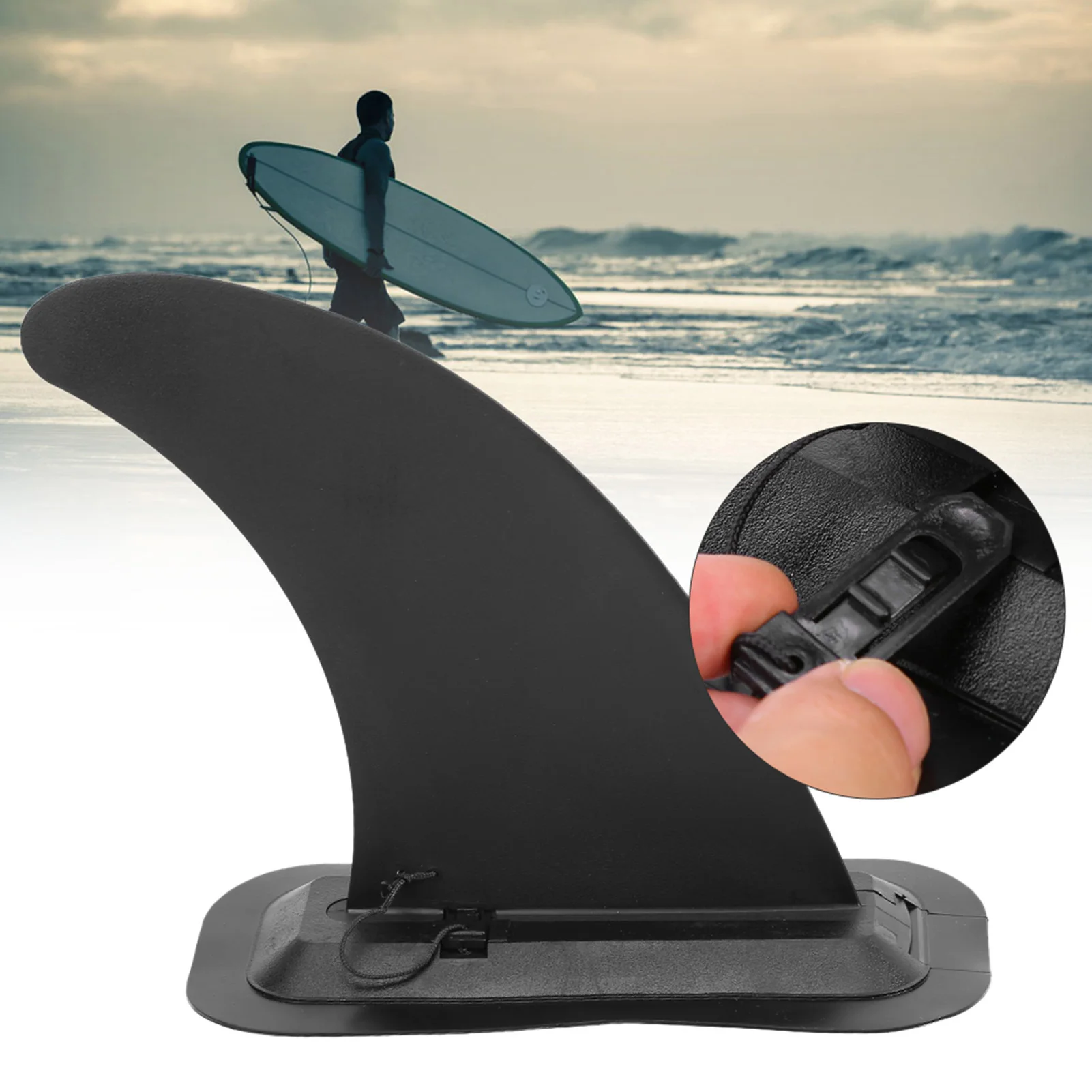 PVC Surfboard Center Fin Detachable Stand Up Paddle Board Fin