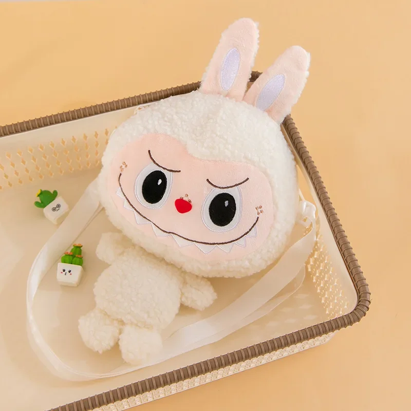 30cm Labubu Shoulder Cartoon Cute Doll Backpack Toy Play Crossbody Pouch Monster Outdoor Travel Bag Christmas Gift 30cm Labubu Shoulder Cartoon Cute Doll Backpack Toy Play Crossbody Pouch Monster Outdoor Travel Bag Christmas Gift