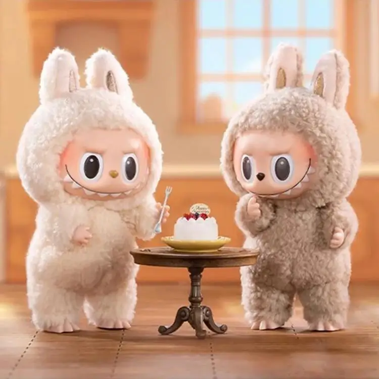 Labubu Monsters Dolls Toys Full Set Collectible 1:1 Replica Model Cute Have A Seat Keychain Backpack Pendant High Quality Gifts